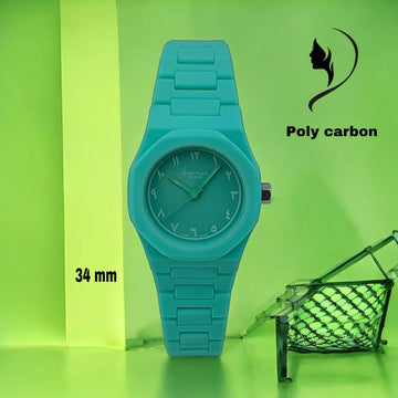 ساعة Chairman Geneve Sky Blue Poly Carbon Arabic Dial للرجال