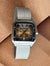 ساعة Chairman Geneve UAE Emblem Roman Brown Dial White Strap للرجال