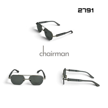 Chairman Black Unisex Luxury Sunglass
