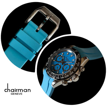 Chairman Geneve Mechanical Dial Baby Blue Gents Watch
