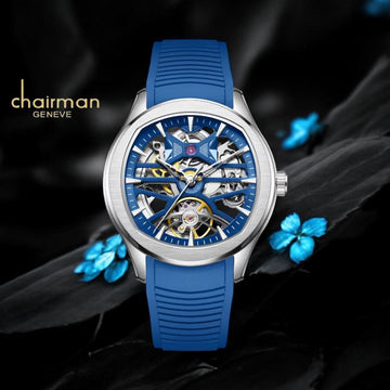 Chairman Geneve Mechanical Dial Blue Gents Watch