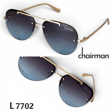 Chairman Luxury l7702 Golden Frame Black Sunglass