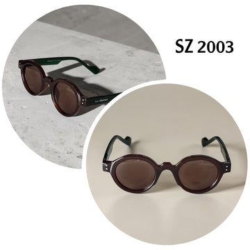 Chairman Luxury SZ2003 Brown Unisex Sunglass