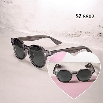 Chairman Luxury SZ8802 Grey Frame Black Sunglass