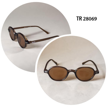 Chairman Luxury TR28069 Brown Unisex Sunglass