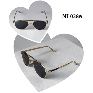 Chairman MT038W Golden Fame Black Unisex Sunglass