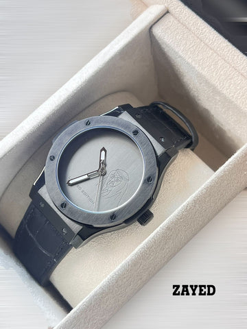 Limited Edition Zayed Sheik Photo Black Gents Watch